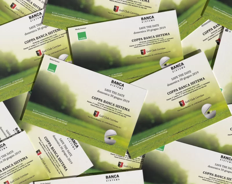 Invito Golf Banca Sistema