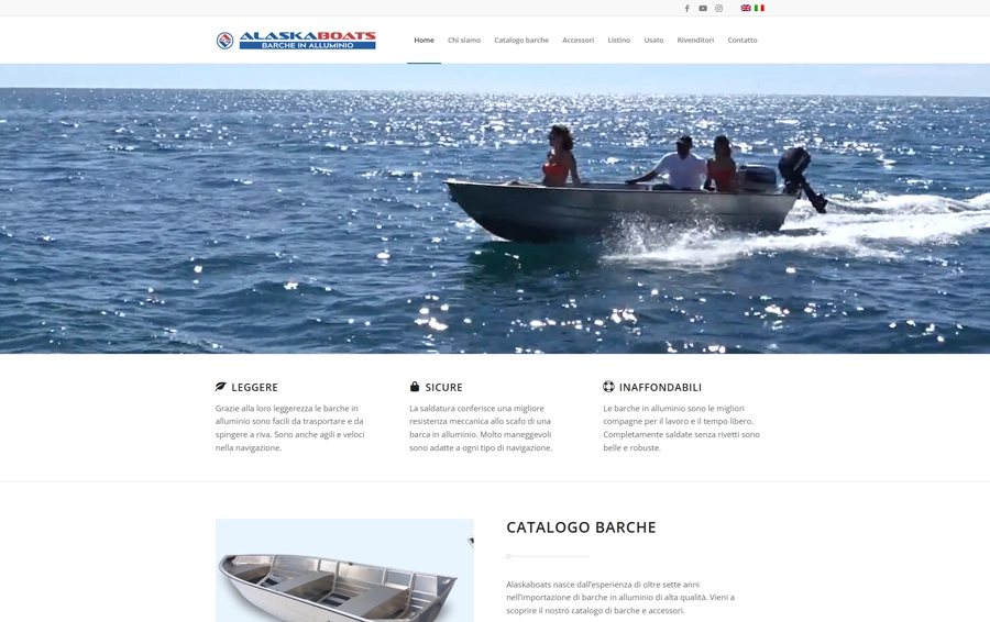 Sito Web Alaskaboats