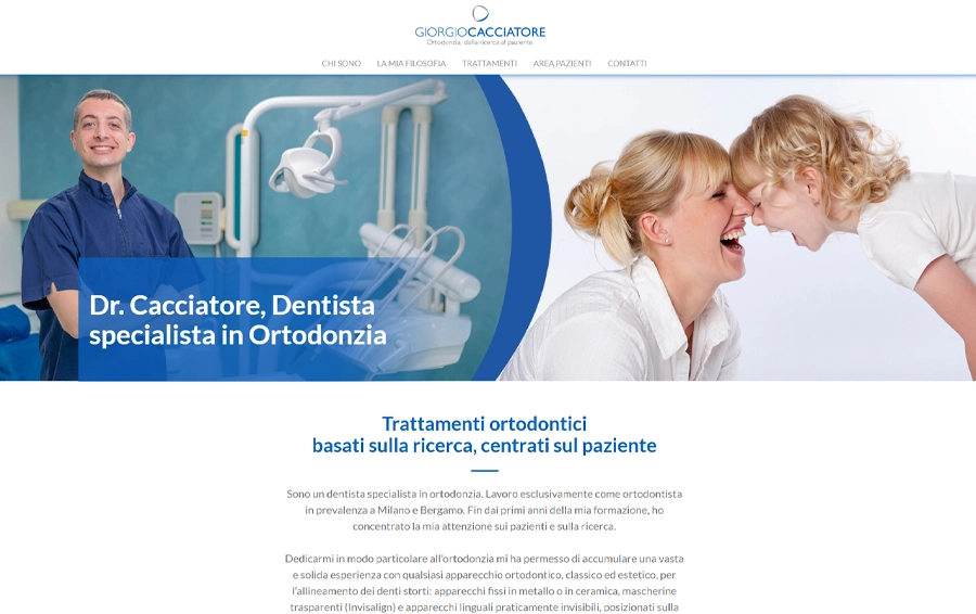 Sito Web Dr. Cacciatore