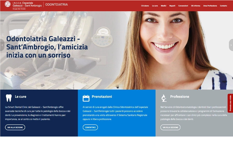 Sito Web Odontoiatria Galeazzi